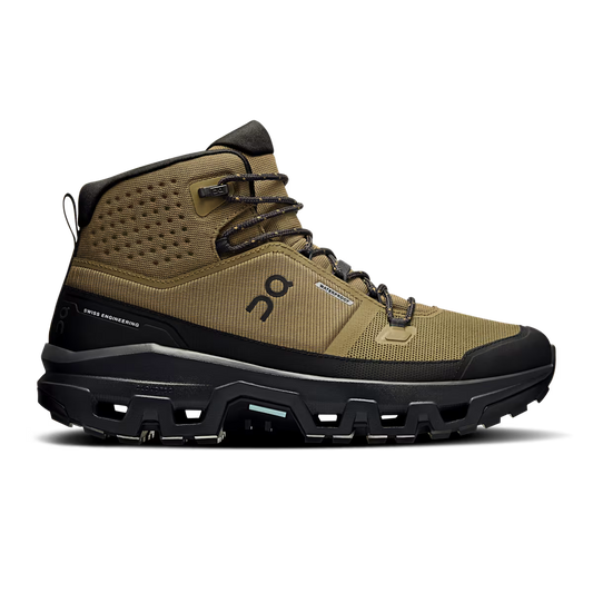 On Running Cloudrock Mid Waterproof Hunter | Black
