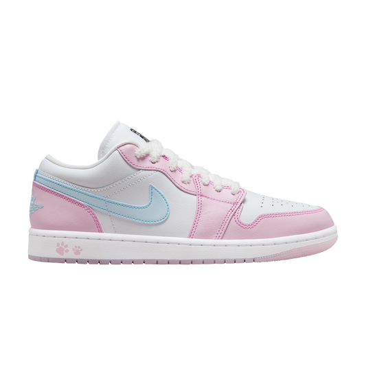 Jordan 1 Low SE 'Paw Print Pink Foam' (WMNS)