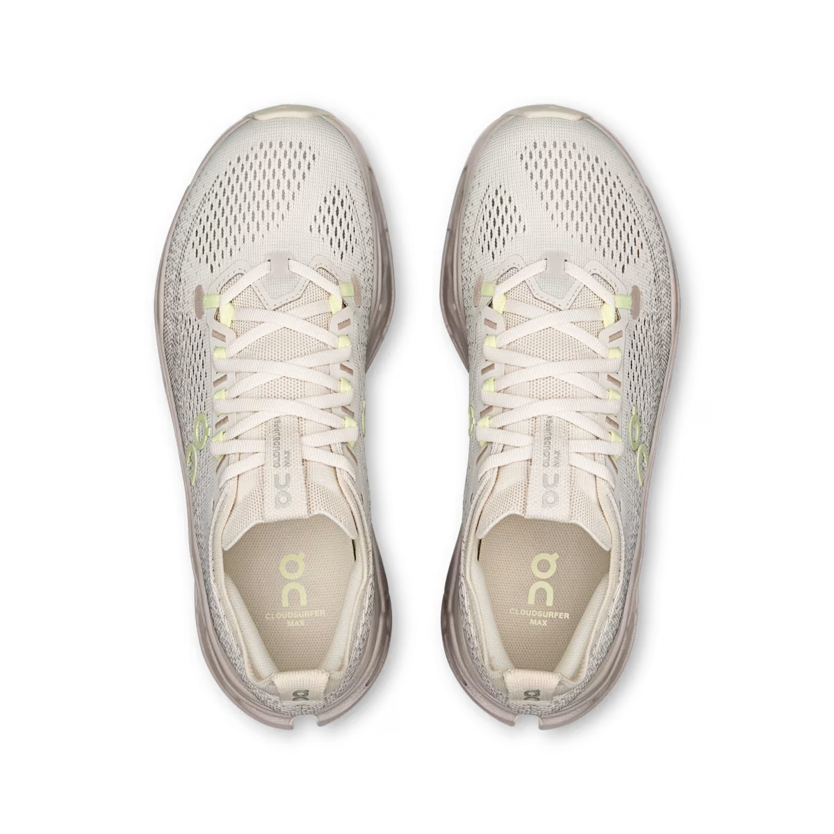 On Running Cloudsurfer Max 'Pelican Limelight' (Women's)