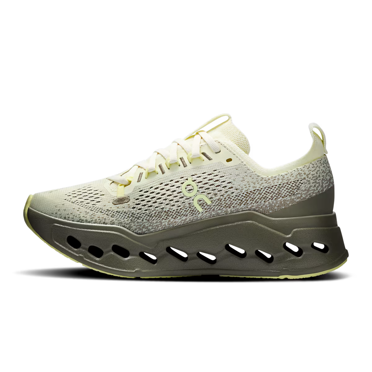On Running Cloudsurfer Max Wide 'Seedling Olive'