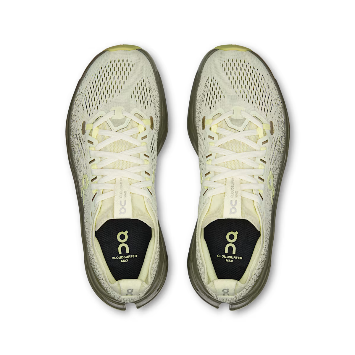 On Running Cloudsurfer Max Wide 'Seedling Olive'
