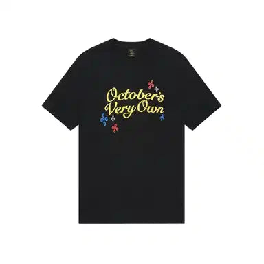 OVO Pompom Script Black Tee