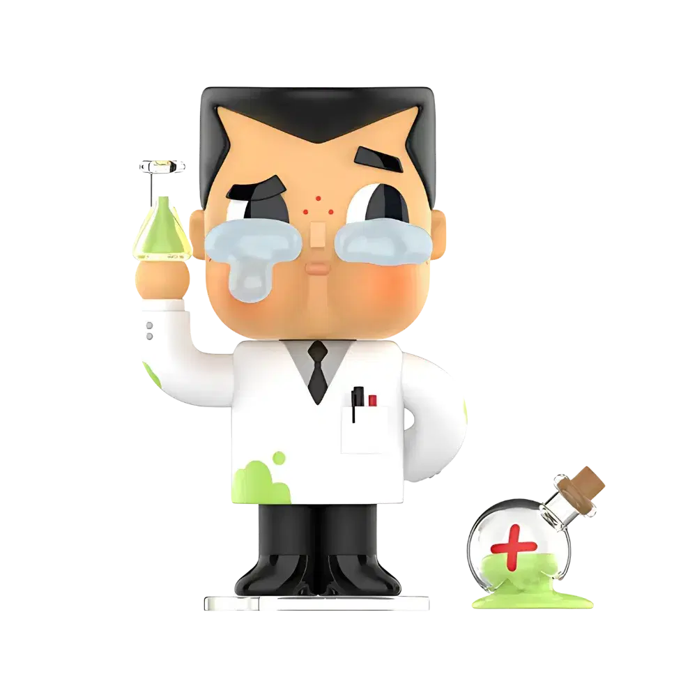 Pop Mart CRYBABY x Powerpuff Girls Series Professor Utonium Figure