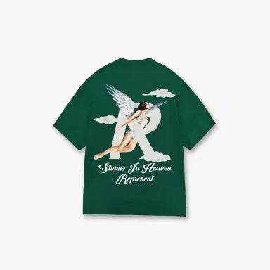 Represent Storms In Heaven T-shirt 'Racing Green'