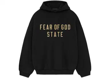 Fear of God Essentials Fleece Hoodie Black