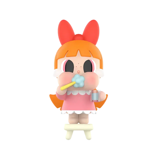 Pop Mart CRYBABY x Powerpuff Girls Series Brushing Teeth Blossom Figure