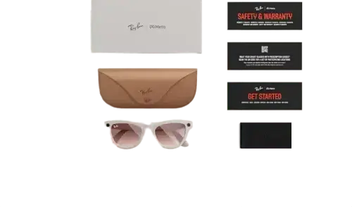 Ray Ban Meta Skyler 'Shiny Chalky Gray'