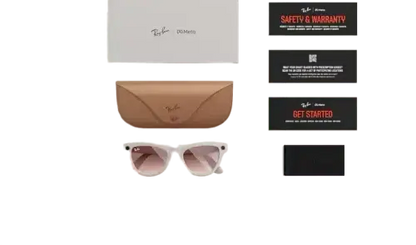 Ray Ban Meta Skyler 'Shiny Chalky Gray'