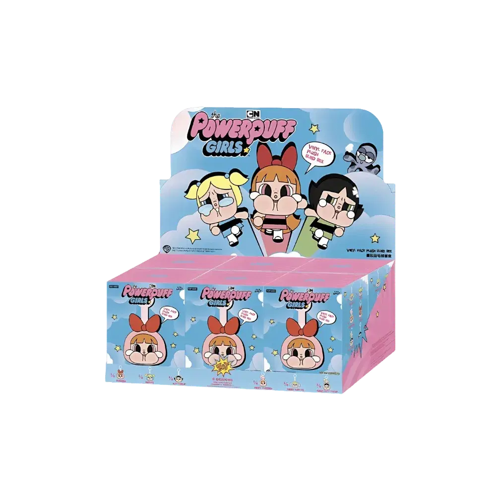 Pop Mart CryBaby x Powerpuff Girls Series Vinyl Face Plush Sealed Case (6 Blind Boxes)