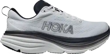 Hoka Bondi 8 'White Black'