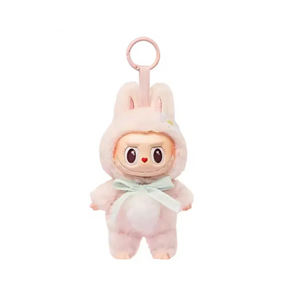 Pop Mart Labubu Mokoko Close to Sweet Vinyl Plush Doll Pendant Keychain