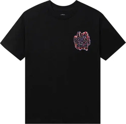 Anti Social Social Club Oil Spill Tee 'Black'