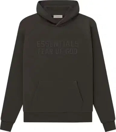 Fear of God Essentials Hoodie SS23 'Off Black'