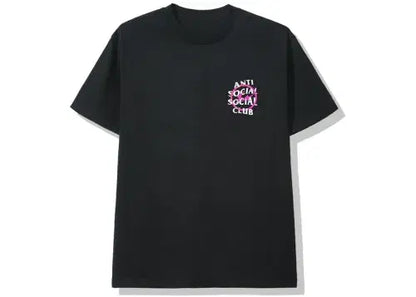 Anti Social Social Club x Fragment Pink Bolt Tee 'Black'