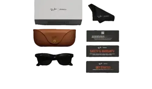 Ray Ban Meta Smart Glasses - Wayfarer Matte Black Graphite Lenses