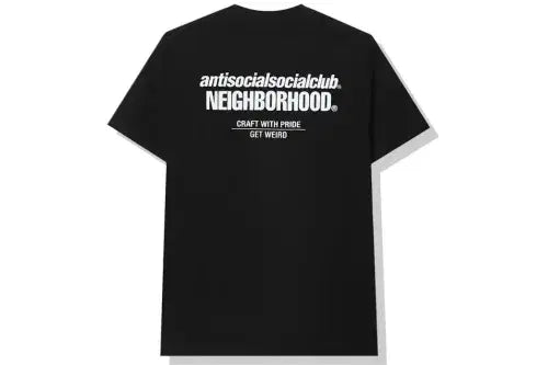 Anti Social Social Club x Neighborhood Cambered Black Tee