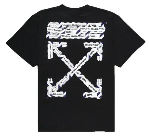 Off-White Airport Tape Oversized Tee