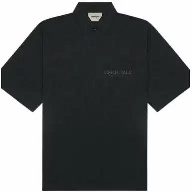 Essentials SS21 Black Polo T-Shirt