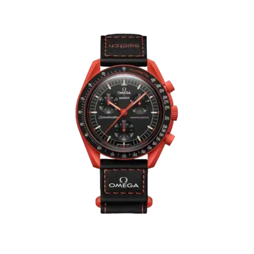 Swatch X Omega Bioceramic Moonswatch Mission On Earthg 'Lava'