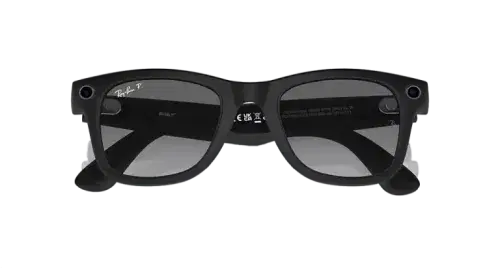 Ray Ban Meta Smart Glasses - Wayfarer Matte Black Graphite Lenses