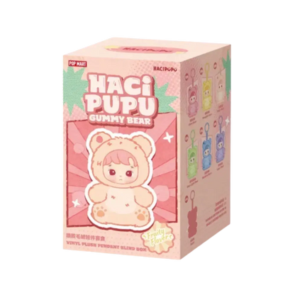 Pop Mart HACIPUPU Gummy Bear Series Vinyl Plush Pendant Single Blind Box