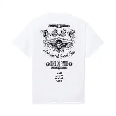 Anti Social Social Club x 2 Tone Feast Or Famine Tee 'White'