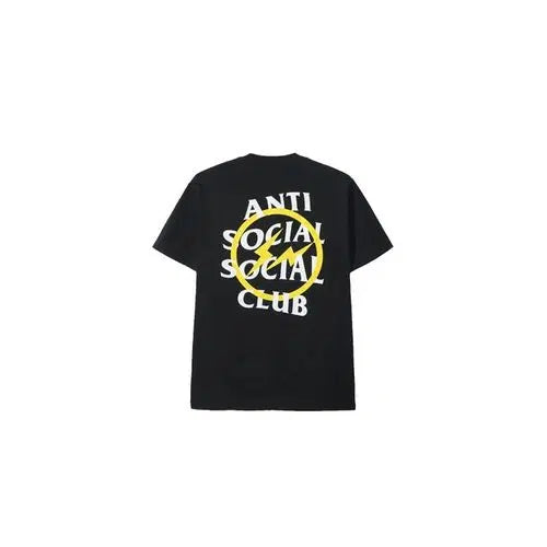 Anti Social Social Club X Fragment Yellow Bolt Tee