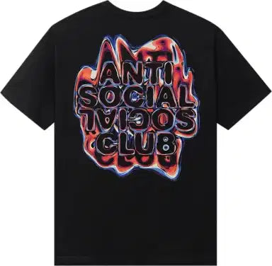 Anti Social Social Club Oil Spill Tee 'Black'