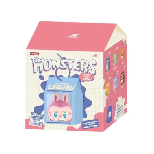 Pop Mart Labubu The Monsters Wacky Mart Series Squishy Charm Single Blind Box
