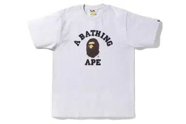 Bape College Tee White