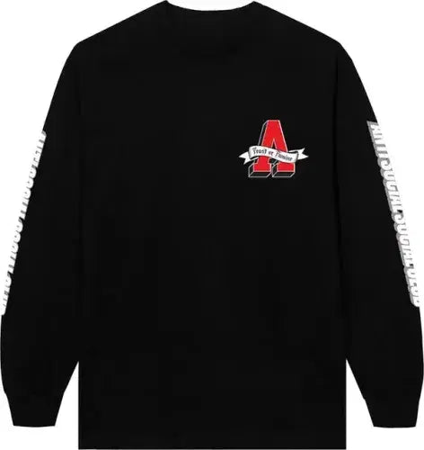 Anti Social Social Club x 2 Tone Easy A Long-Sleeve Tee 'Black'