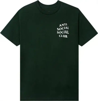 Anti Social Social Club Mind Games Tee 'Forest Green'