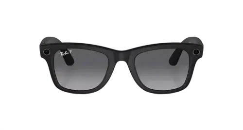 Ray Ban Meta Smart Glasses - Wayfarer Matte Black Graphite Lenses