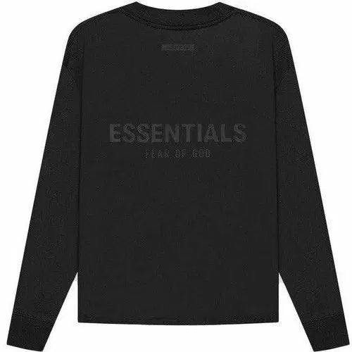 Fear Of God Essentials SS21 Long Sleeve Black Tee