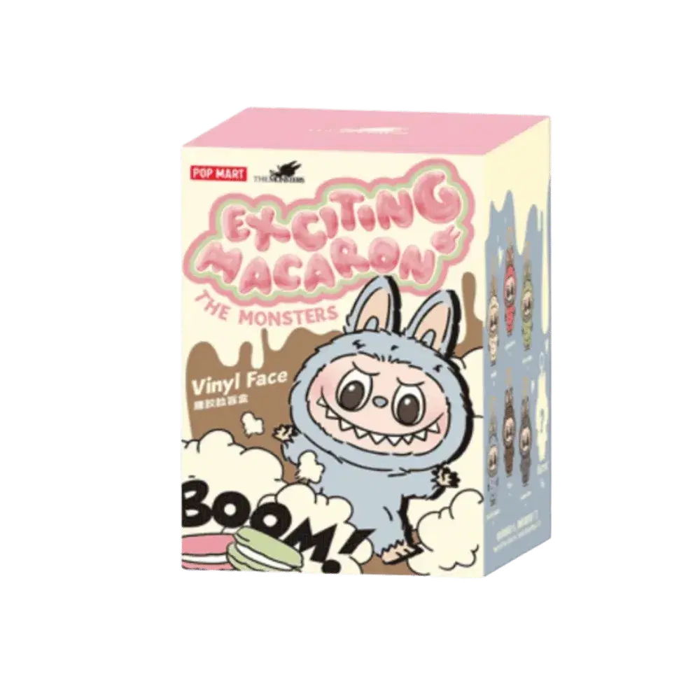 Pop Mart Labubu The Monsters Tasty Macarons Vinyl Face Sealed Case (pack of 6)