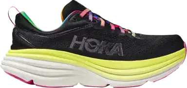 Hoka Bondi 8 'Black / 'Citrus Glow'