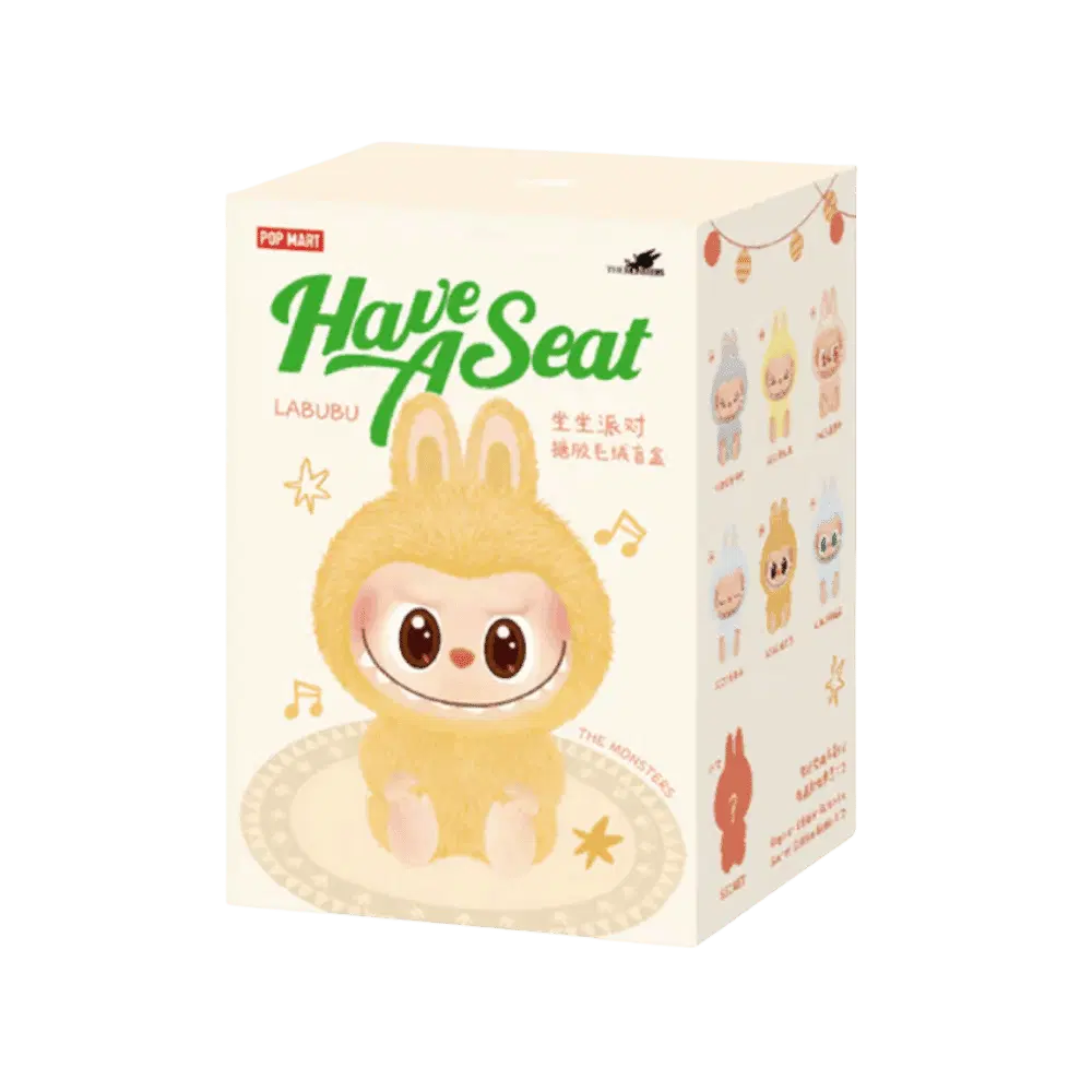 Pop Mart Labubu The Monsters Have a Seat Vinyl Plush Sealed Case (Pack of 6)
