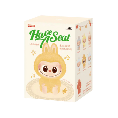 Pop Mart Labubu The Monsters Have a Seat Vinyl Plush Sealed Case (Pack of 6)