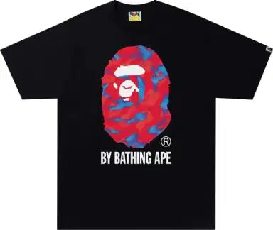 BAPE Stroke Camo Tee Black