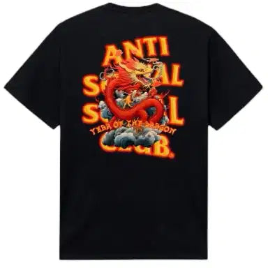 ASSC Double Dragon Tee Black