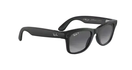 Ray Ban Meta Smart Glasses - Wayfarer Matte Black Graphite Lenses