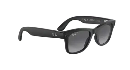 Ray Ban Meta Smart Glasses - Wayfarer Matte Black Graphite Lenses