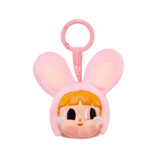 Pop Mart CRYBABY x Powerpuff Girls Series Bunny Blossom Vinyl Face Plush