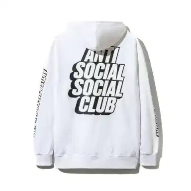 ASSC Hoodie Blocked Logo White