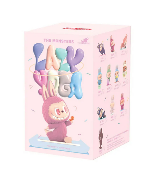 Pop Mart Labubu The Monsters Lazy Yoga Series Figures Sealed Case