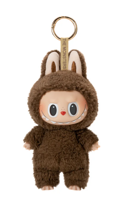 Pop Mart Labubu The Monsters Tasty Macarons Chestnut Cocoa Vinyl Plush Pendant (Secret Edition)