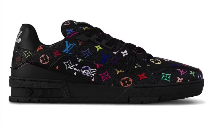 Louis Vuitton LV Trainer Takashi Murakami Black