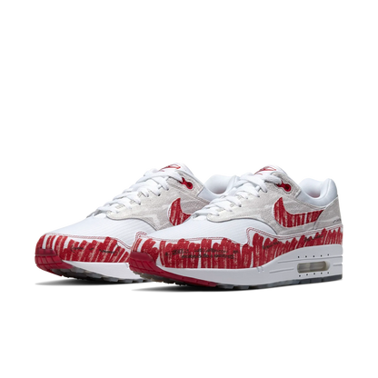 Air Max 1 Sketch to Self - 'White / University Red'