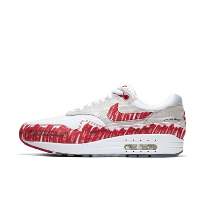 Air Max 1 Sketch to Self - 'White / University Red'