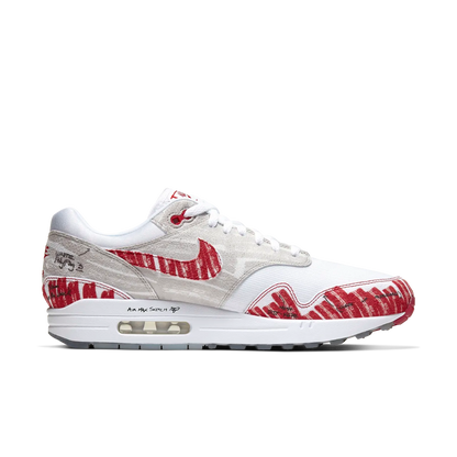 Air Max 1 Sketch to Self - 'White / University Red'